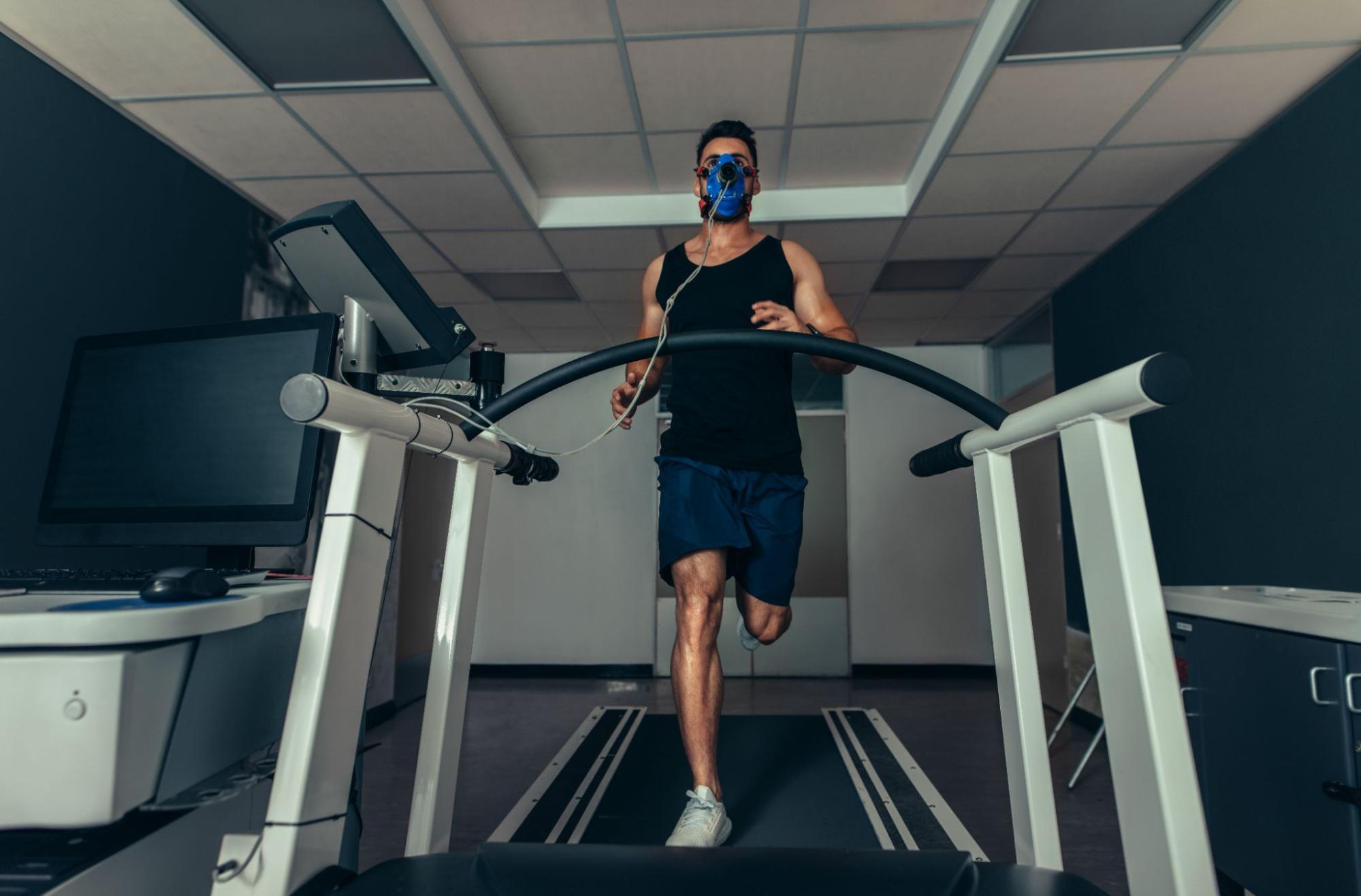 Treadmill used during the VO2 Max assessment